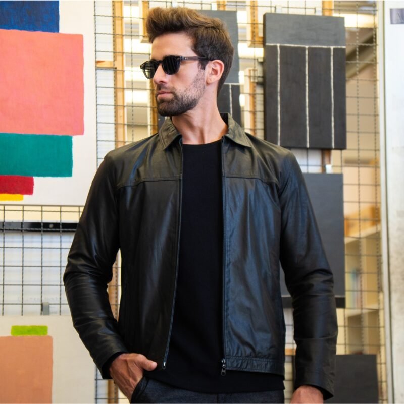 Jaqueta Couro Slim - Imagem 4