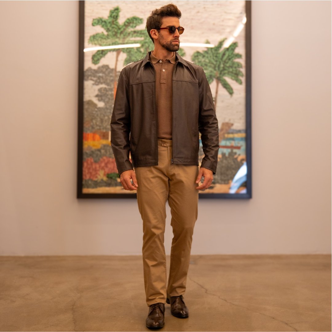 2789_2788-5 Jaqueta Couro Tradicional - Imagem 1