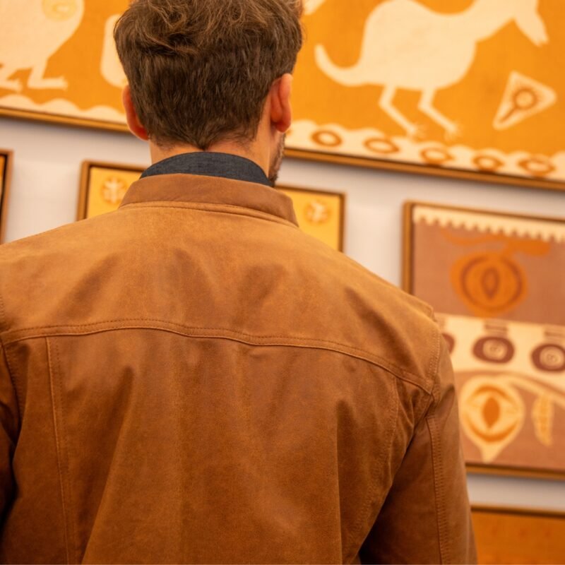 Jaqueta Couro Gola Padre - Imagem 2