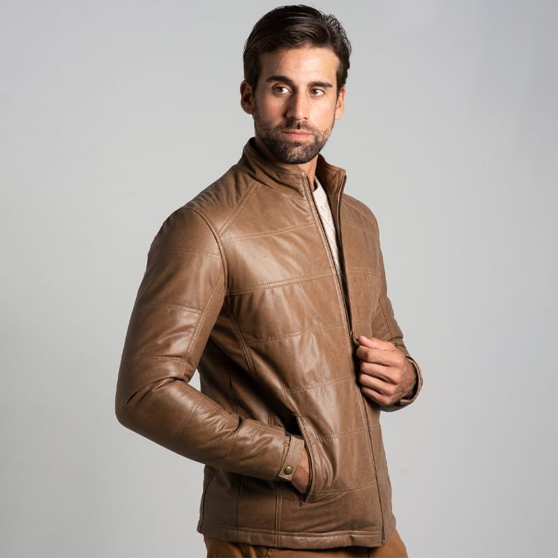 5508-1.jpg Jaqueta Couro Slim Matelassê - Imagem 1