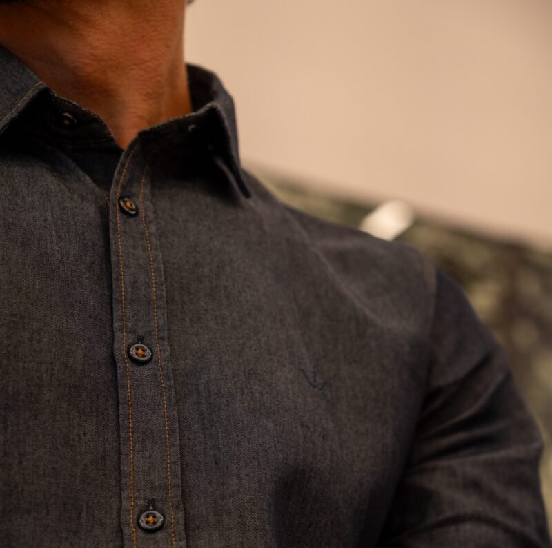 Camisa Manga Longa Denim Style - Imagem 3