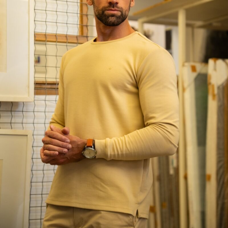 Malha Manga Longa Texturas - Imagem 2