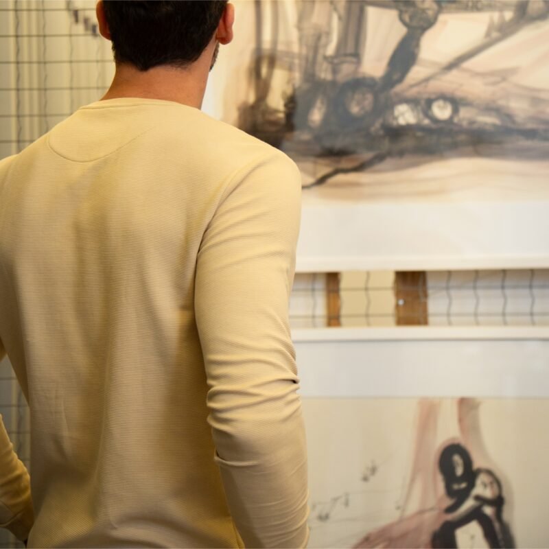 Malha Manga Longa Texturas - Imagem 4