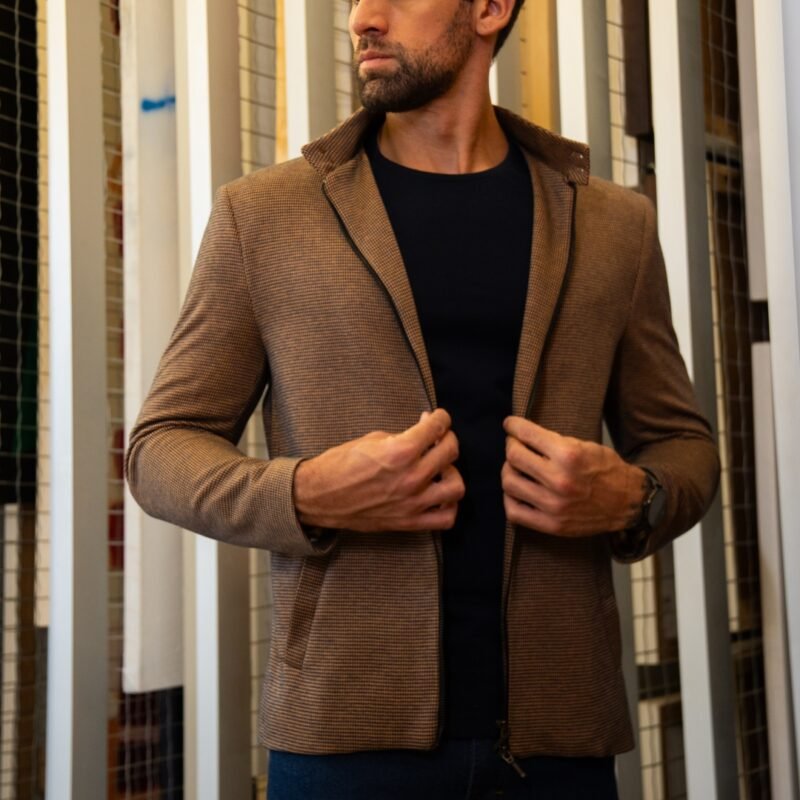 Jaqueta Malha Pied Poule - Imagem 3