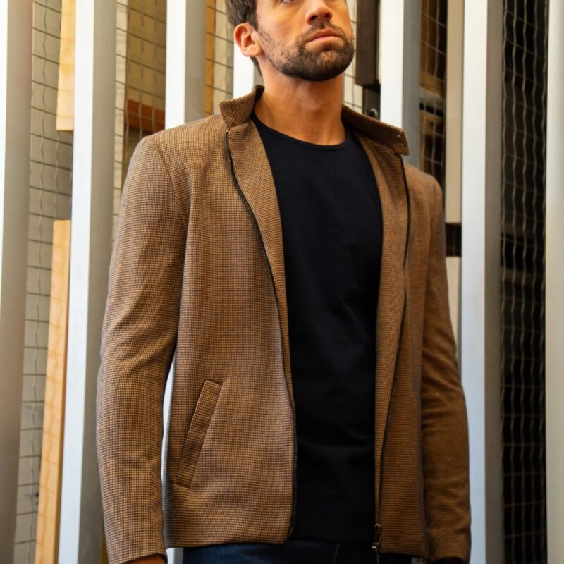 Jaqueta Malha Pied Poule - Imagem 2